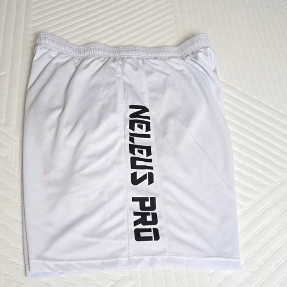 Men's Necleus White Athletic Shorts